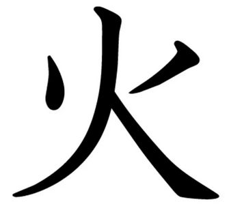 hi japanese fire kanji symbols and meanings